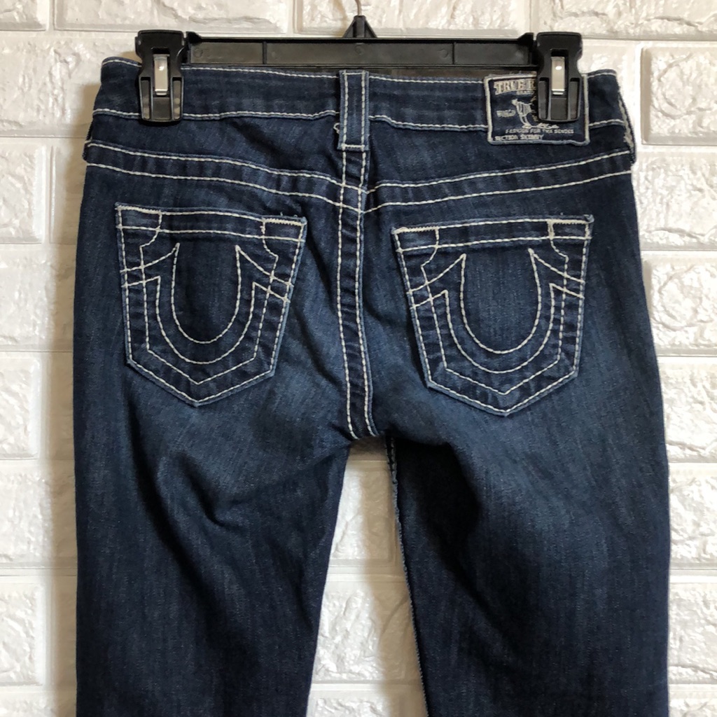 True Religion Low Rise Skinny Jeans Size 25 Tall